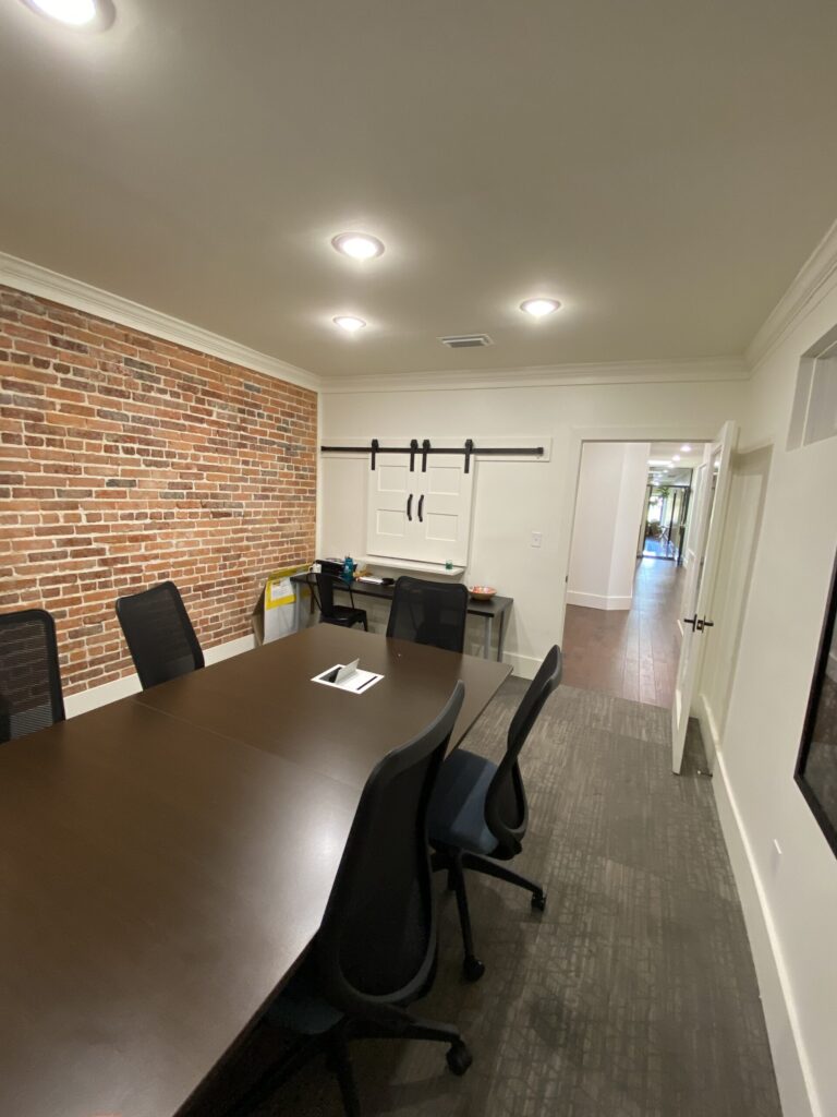 Picture of a finished office conference room