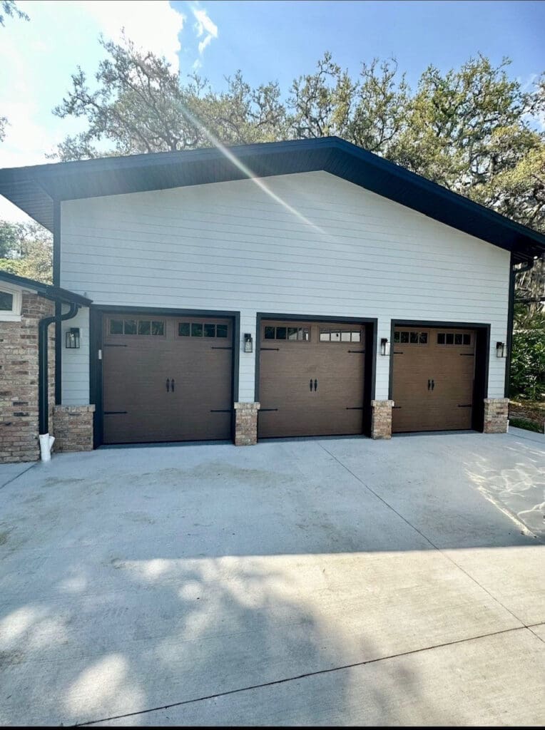 Picture of a finished garage